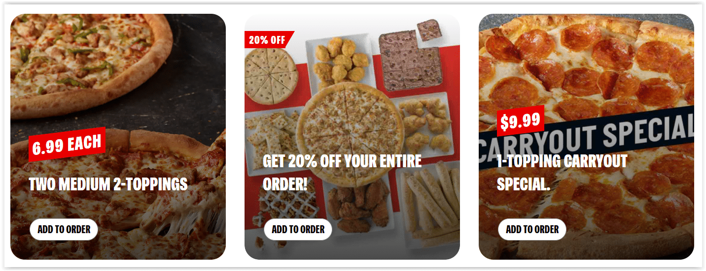 Papa John’s Pizza Deals & Specials