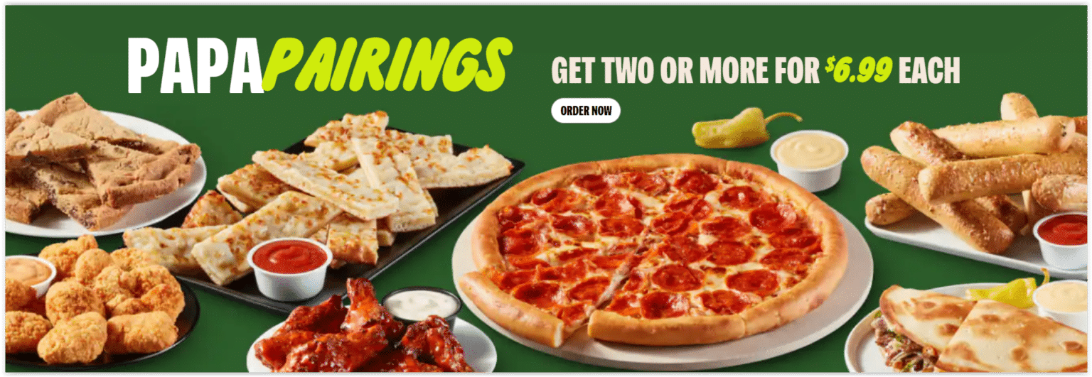 Papa John's Menu and Nutrition