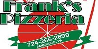 Frank’s Pizzeria Menu Prices