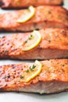 Baked salmon recipe
