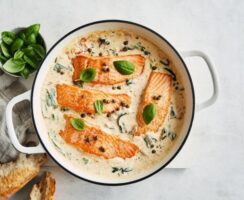 Creamy Garlic Butter Salmon recipe