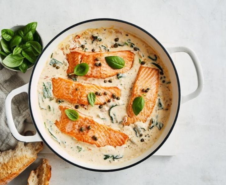 Easy & Healthy Creamy Garlic Butter Salmon Recipe