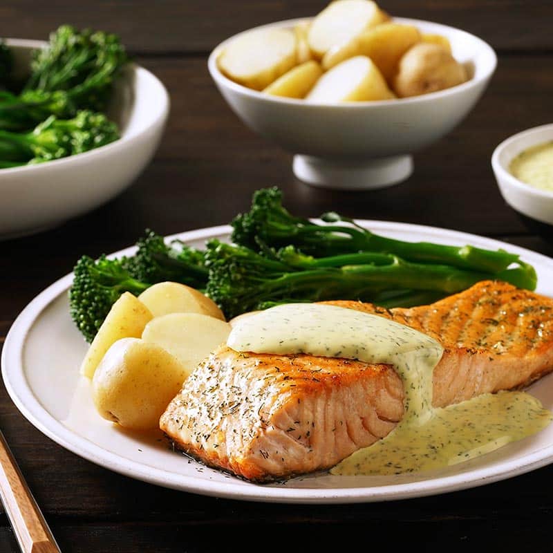 Easy & Healthy Creamy Dill Salmon Recipe