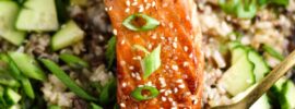 Sweet - Spicy Glazed Salmon Recipe