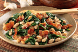 Cannellini Beans with Bacon