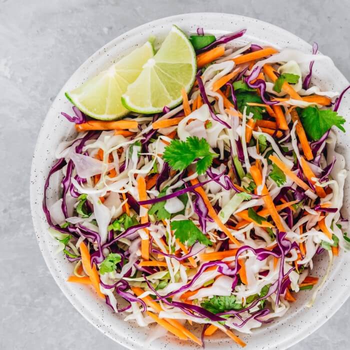 Spicy Jalapeno and Lime Coleslaw