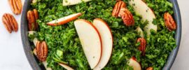 Crispy Kale and Apple Slaw