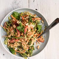 Refreshing Lime & Peanut Slaw