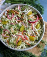 Zesty Pickle Slaw