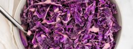 Vibrant Red Cabbage Coleslaw