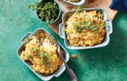 Light and Creamy Tuna Casserole with Corn Fusilli