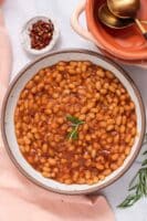 Spicy Sweet Vegetarian Baked Beans