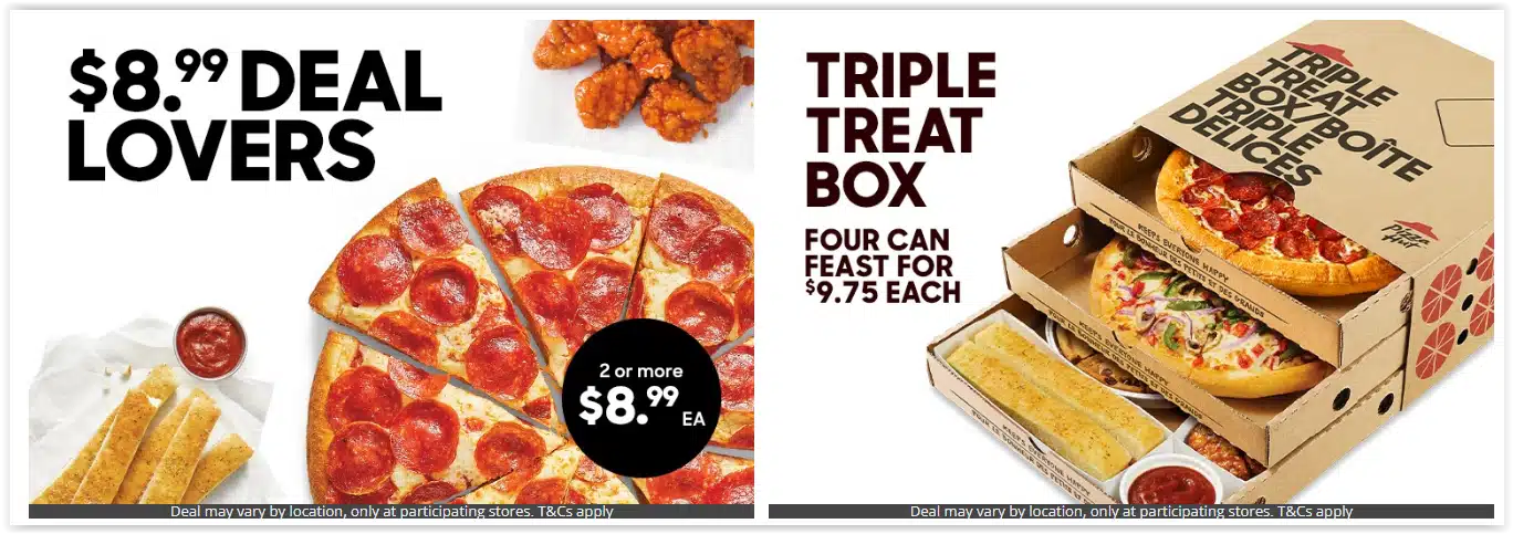 Pizza Hut Canada Offers & Coupons