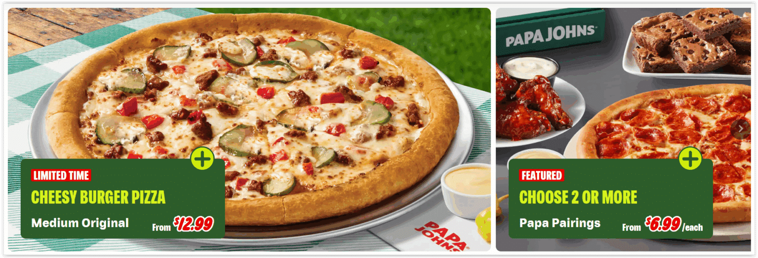 Papa John’s Pizza Deals & Specials