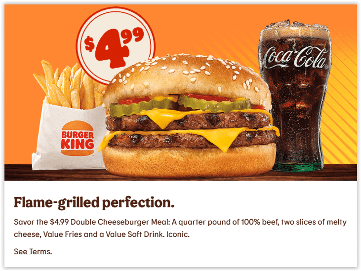 Burger King Menu Deals & Specials - Free Whopper & BOGO