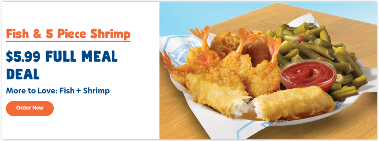 Captain D’s Specials & Menu Deals